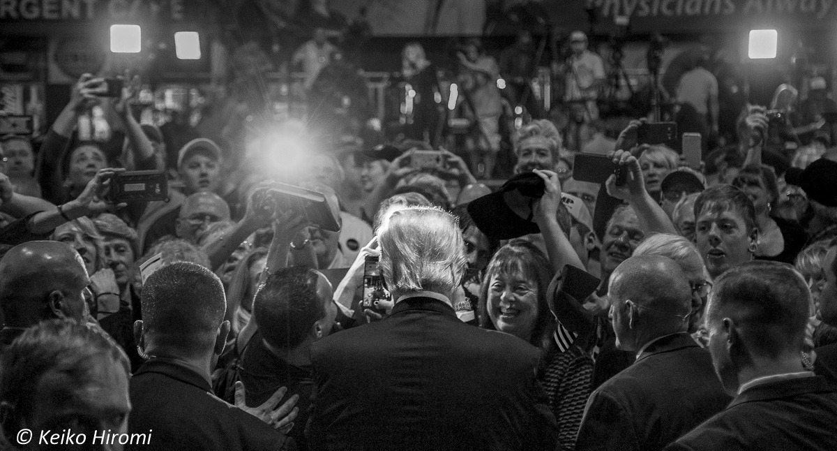 Trump in Bedford NH on September 29. 2016.
