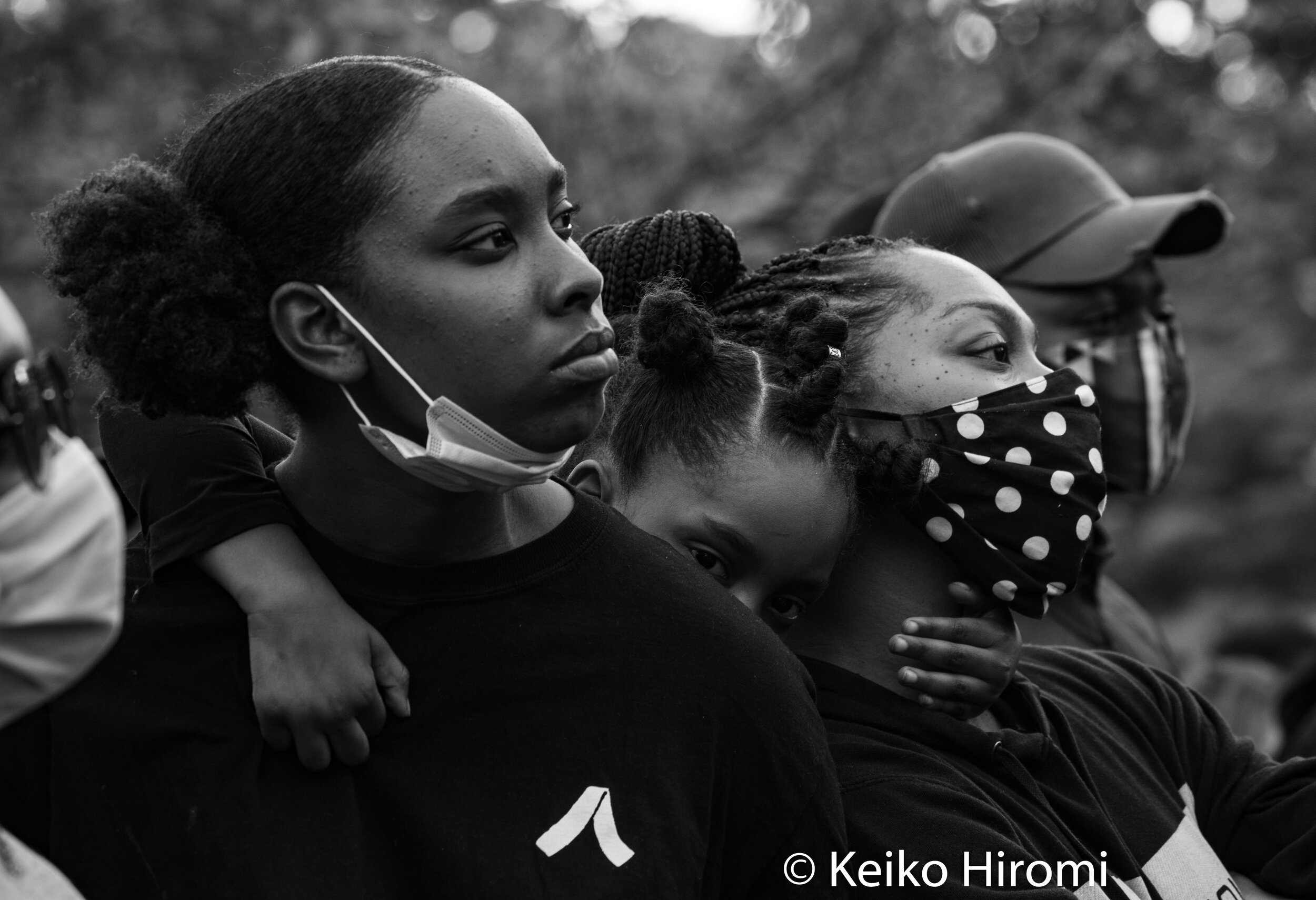June 2, 2020, Boston, Massachusetts, USA: Protesters listen to activists during a rally in response to deaths of George Floyd and against police brutality and racism at Franklin Park in Boston.