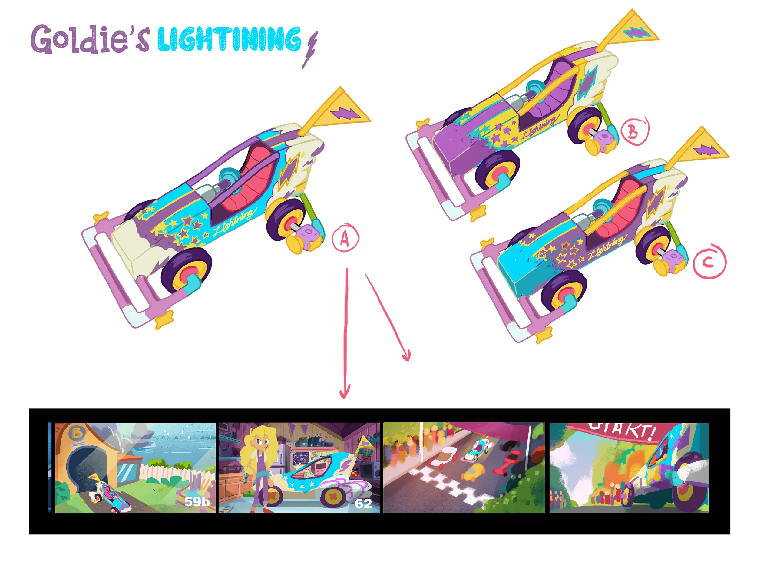 Goldie Blox - Prop Art Direction and Color Design