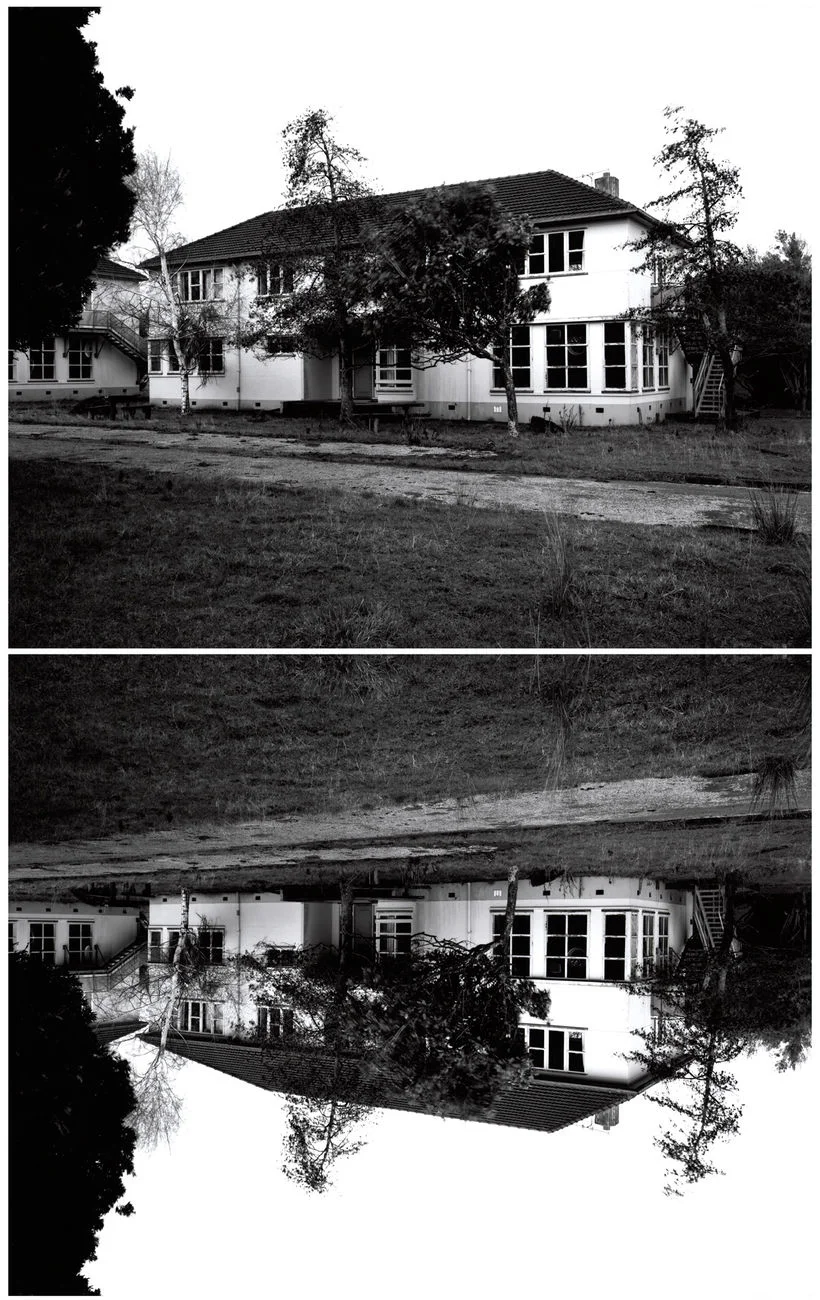 Villa #10, formerly Lake Alice Hospital, Wanganui, 2004 Diptych, C type prints, 720 x 900 mm each.