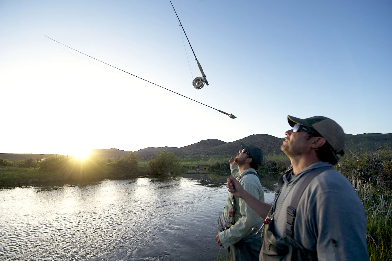 Another version of utilizing a fly rod when there is no hatch... Silver Creek.