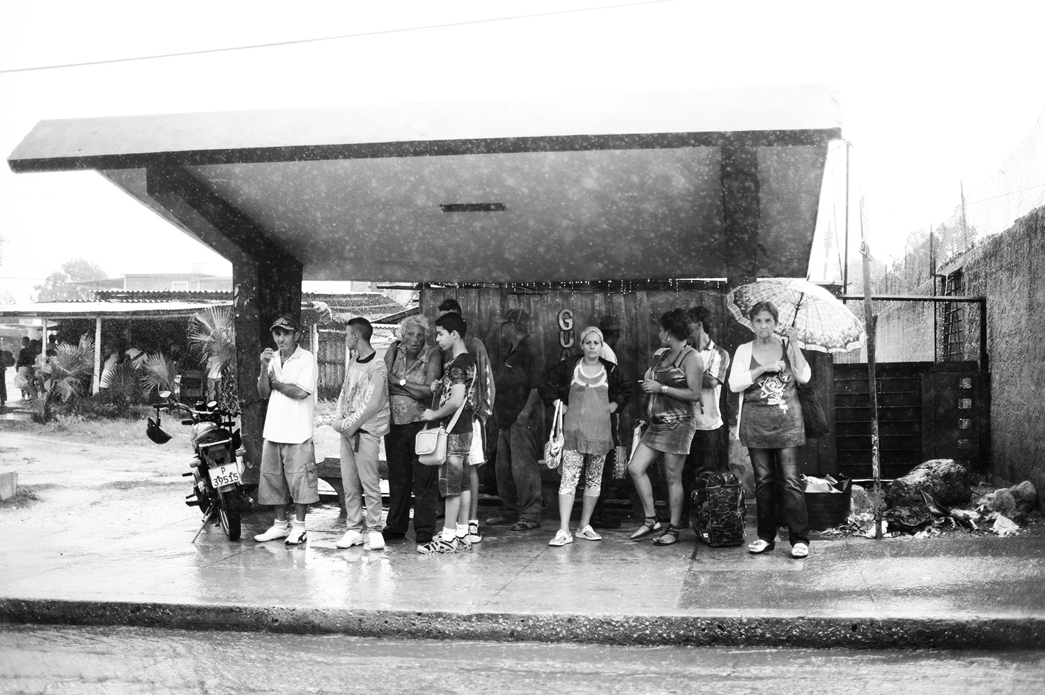 cuba bside bus stop havana bw.jpg