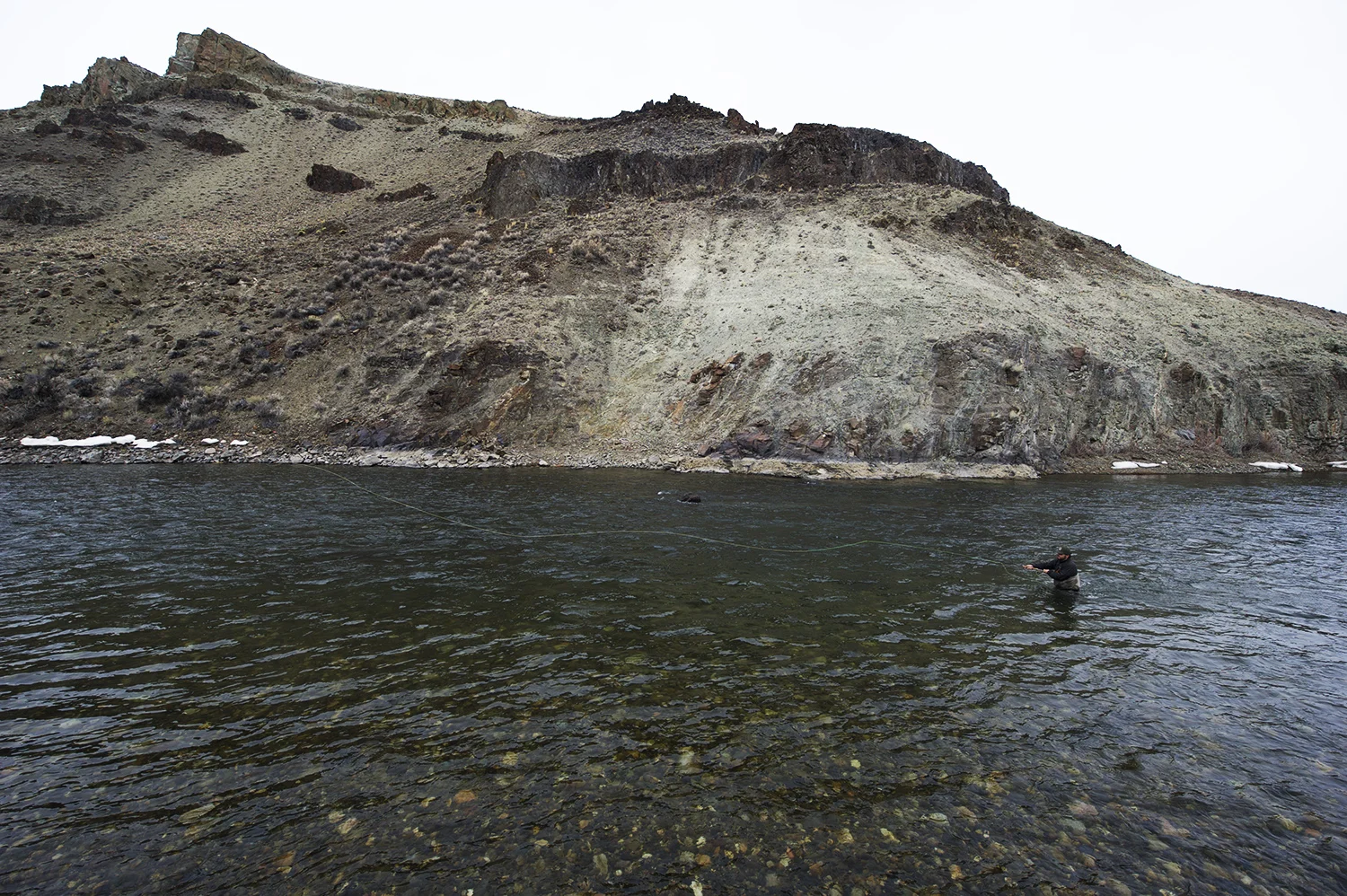 Zac Mayhew rips out a nice cast on the Salmon River.