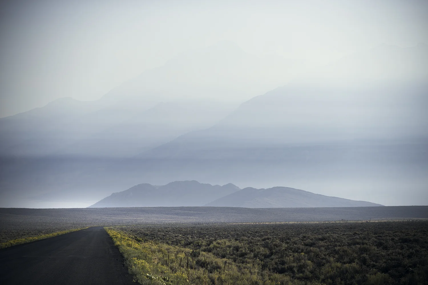 Trail Creek Road and the Lost River Range. Idaho.
