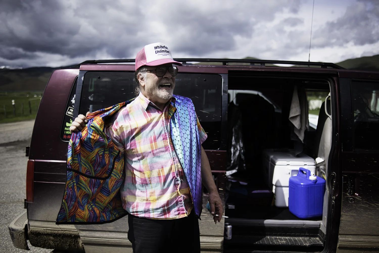Whitefish Ed on the eve of the Silver Creek opener at Picabo Angler