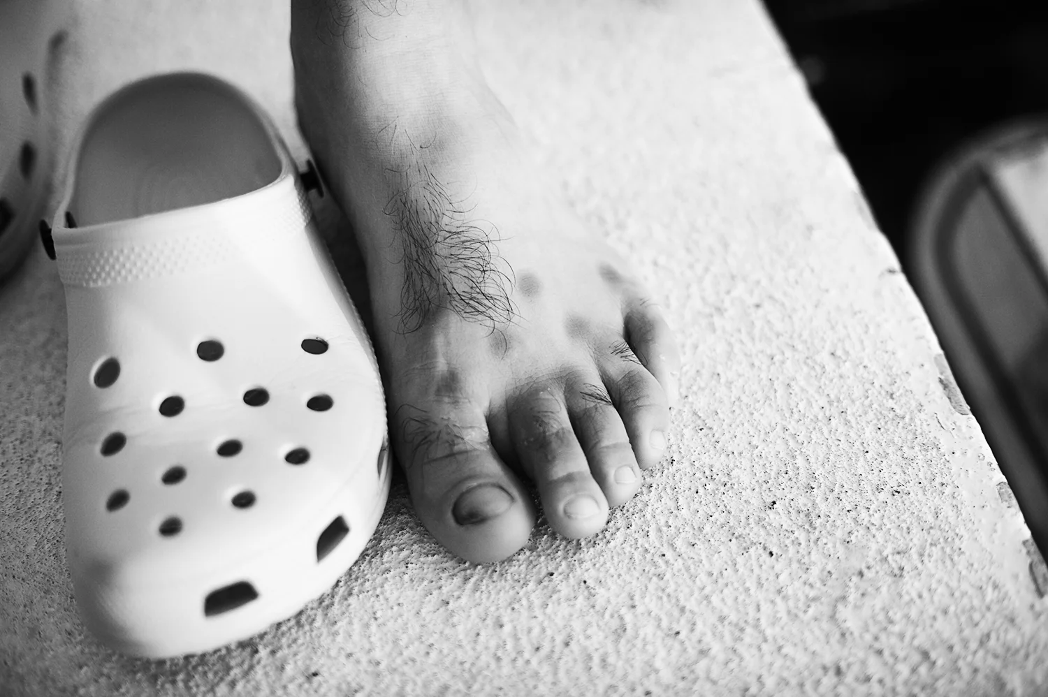 Croc and Foot