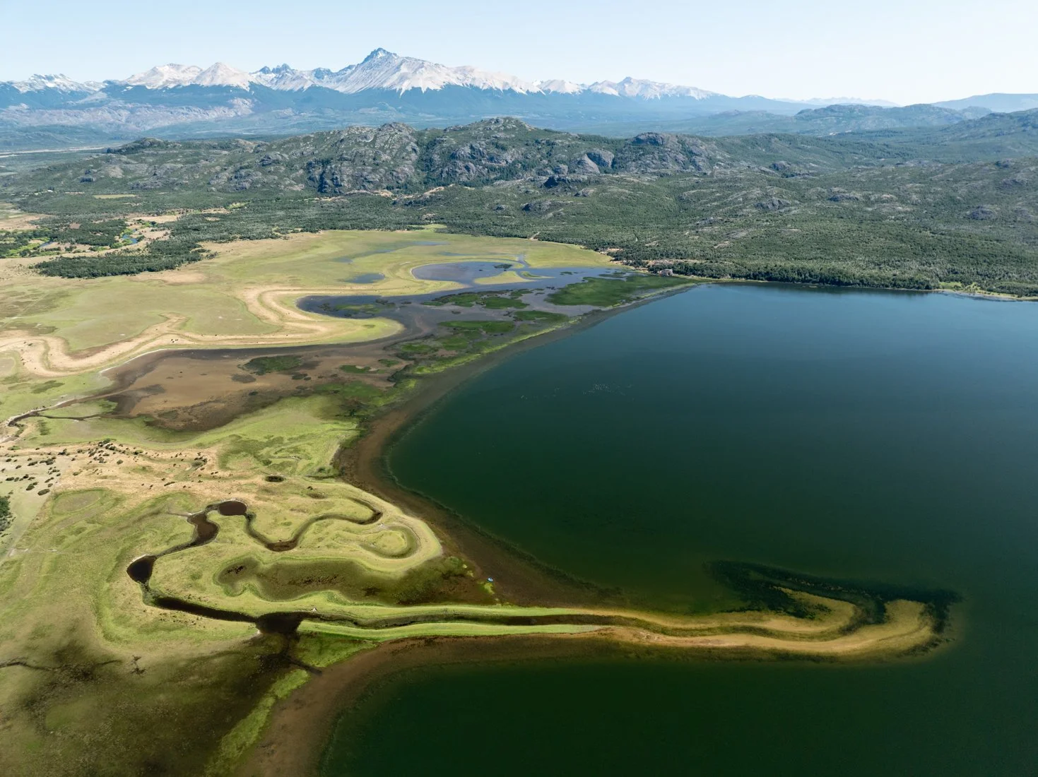 fly fishing an argentine patagonia lake
