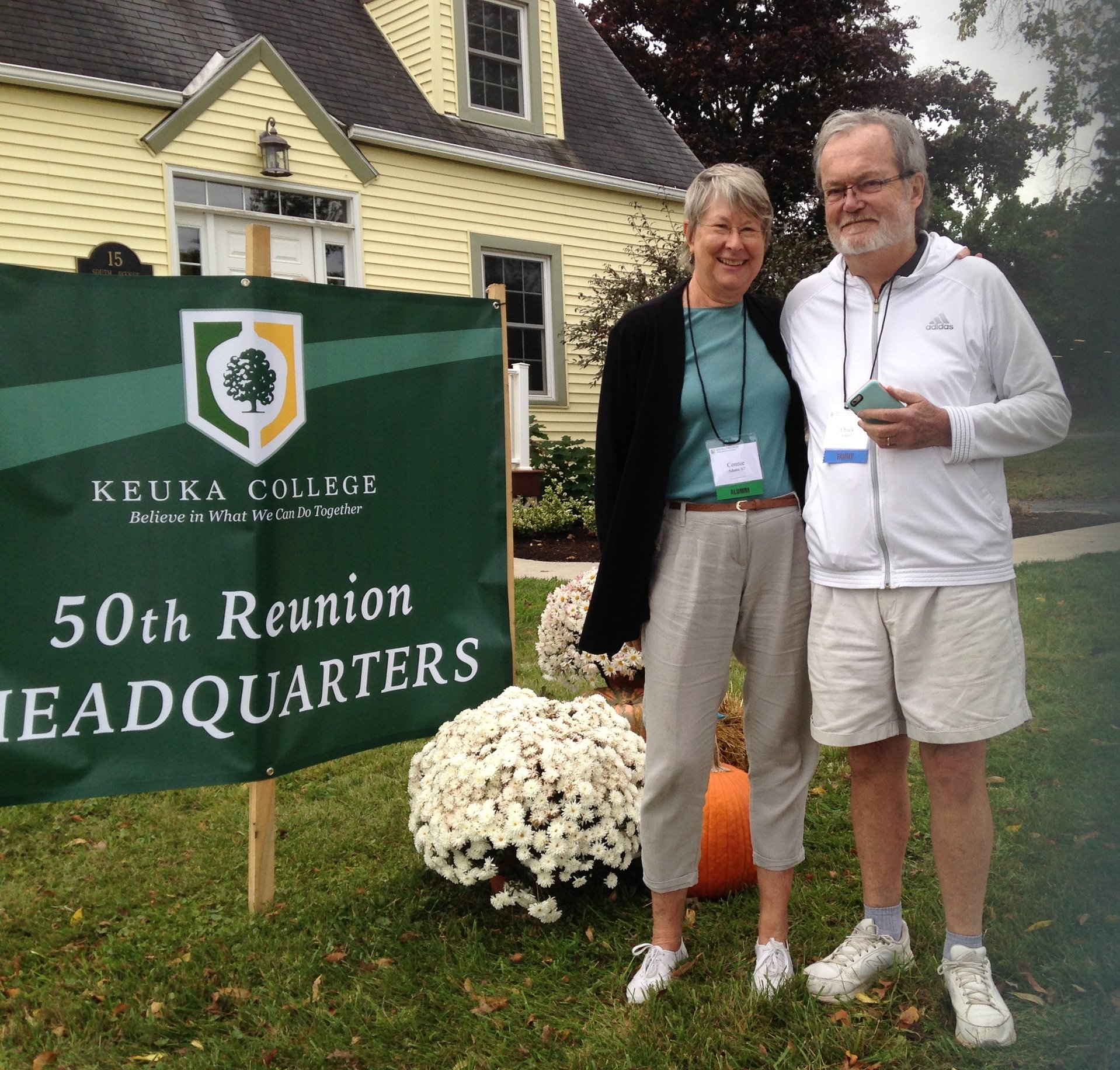 Connie Champney Adams and husband Charles