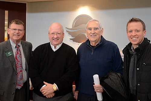(Left to Right) Don Gibson, Gary George, Buddy Wray and Charles George