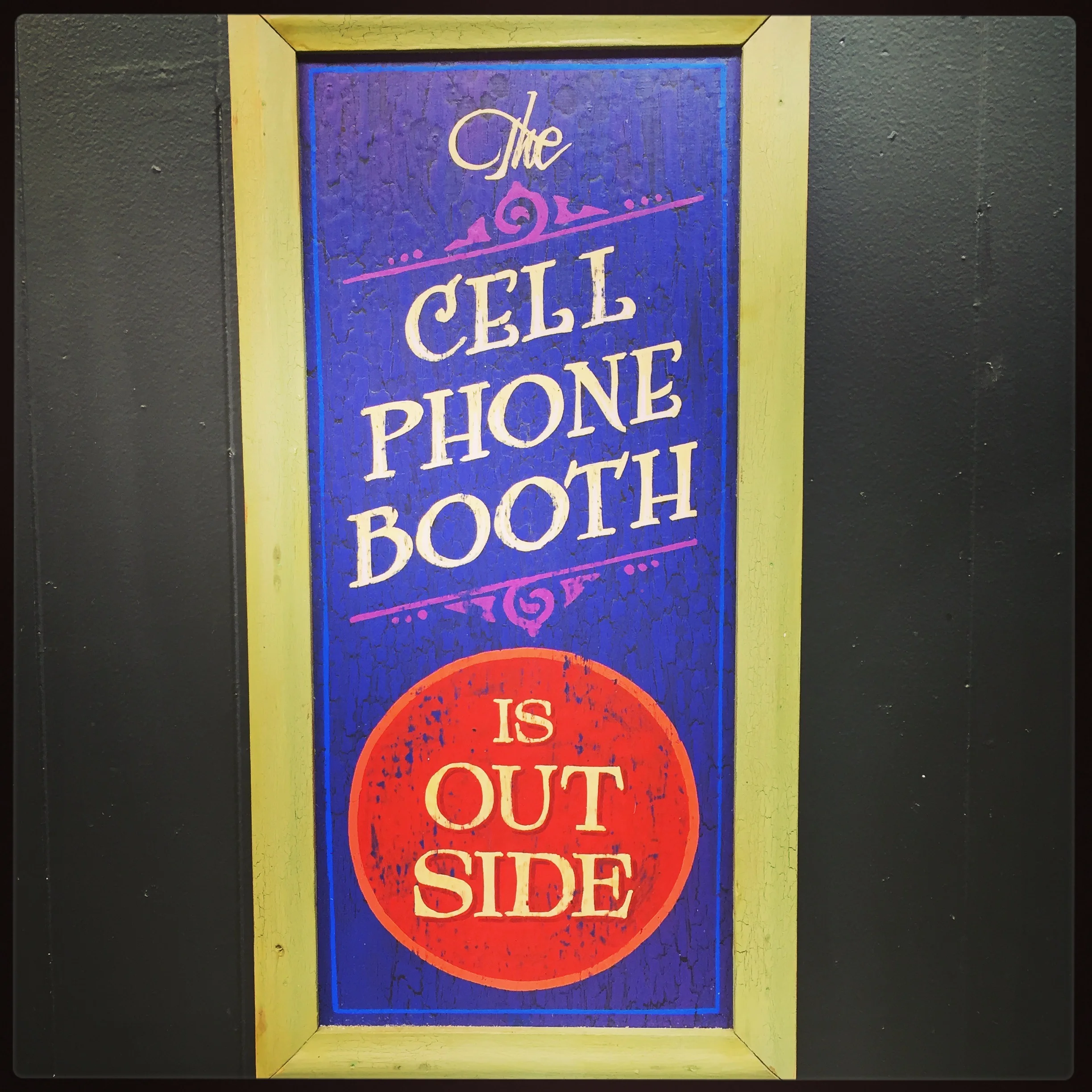 This rule is strictly enforced.