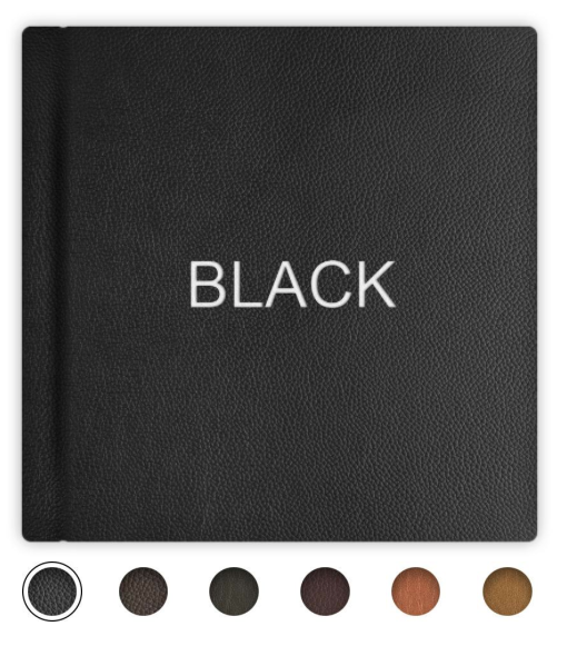 Leatherette Cover Color Options