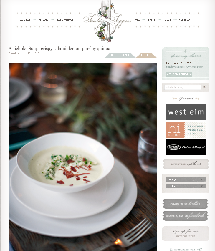 Sunday-suppers.com