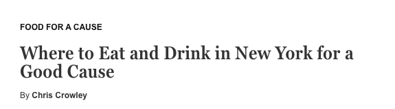 New York Magazine's Grub Street