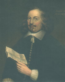 This portrait of Edward Winslow was done in London in 1651. It is the only well-authenticated portrait of a  Mayflower  passenger. It is on display at the  Pilgrim Hall Museum  in Plymouth.