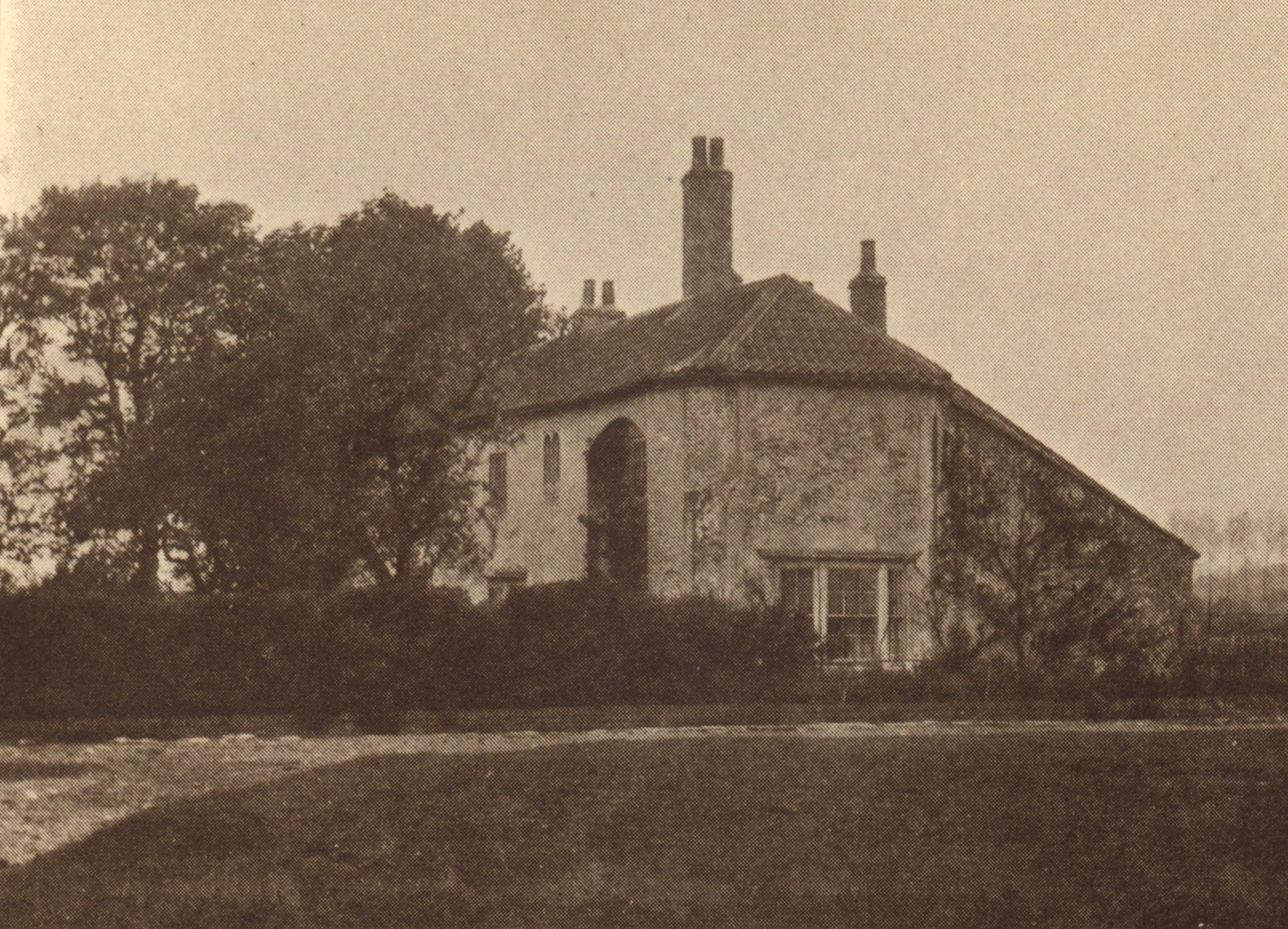 A 19th century photograph of Scrooby Manor, where William Brewster lived and served as postmaster, and where the early Separatists held some of their secret meetings.