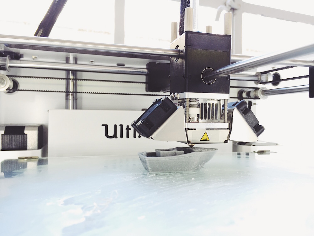 Our in house 3D printer working away