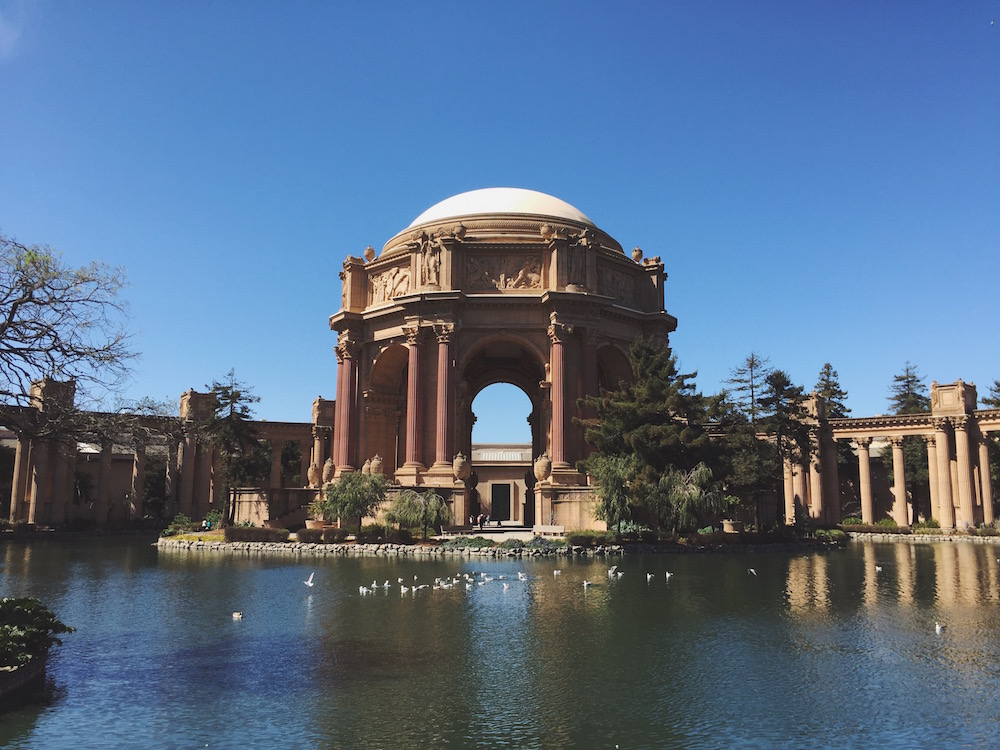 Wearable World is base here in the Palace of Fine arts in SF
