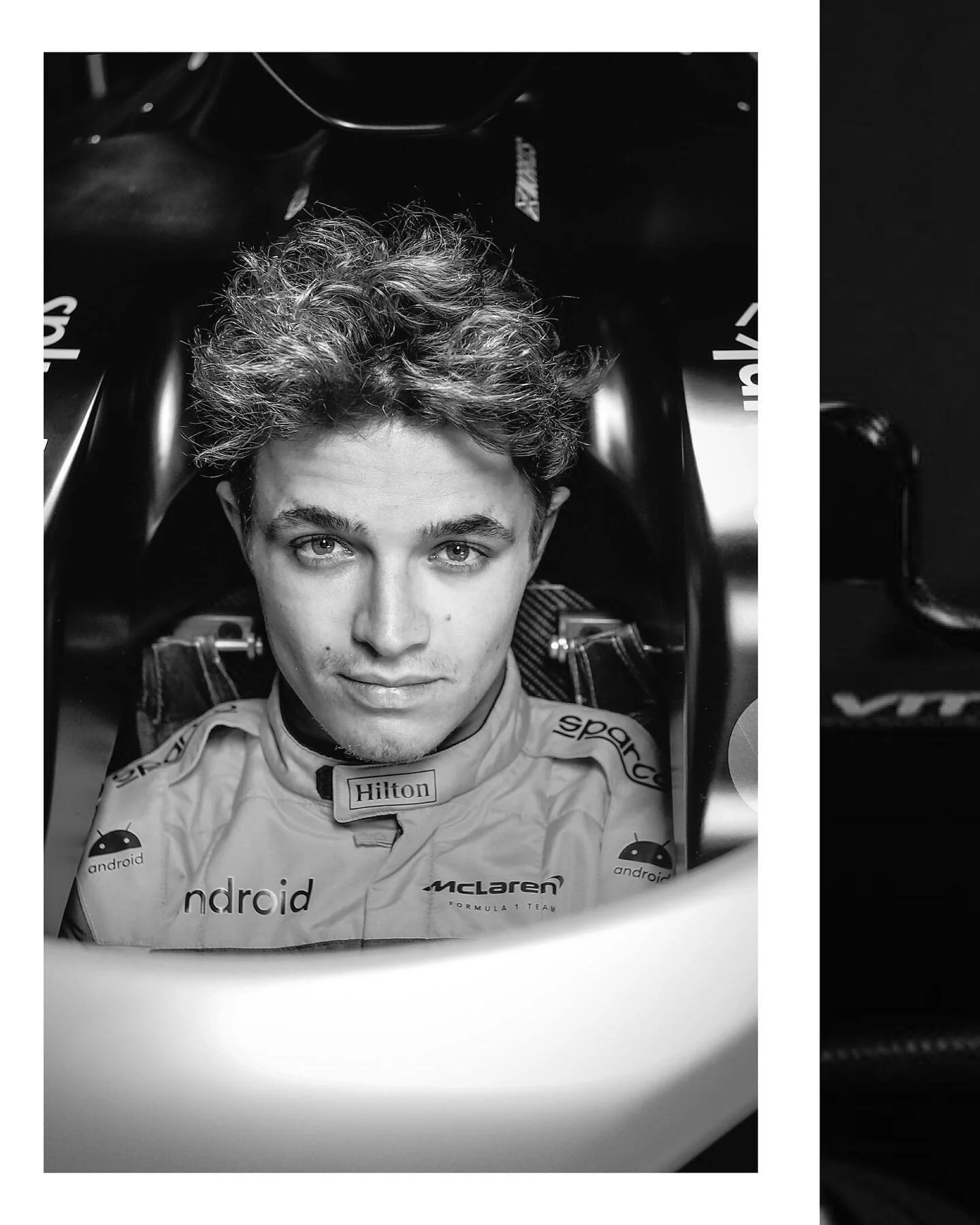 I asked @landonorris what makes a 🔥 f1 driver? The physics? The training? The focus? He shook his head and said - &lsquo;none of that, just feeling&hellip;&rsquo; 🤲🏽! 

And then id like to think we geeked out about having matching 60&rsquo;s fiats