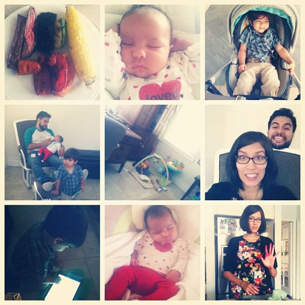 A beautiful Saturday with our toddler boy and baby girl.