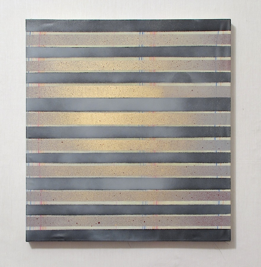 Departure 14" x 13", 2012 Mixed Media on paper and polyester mesh