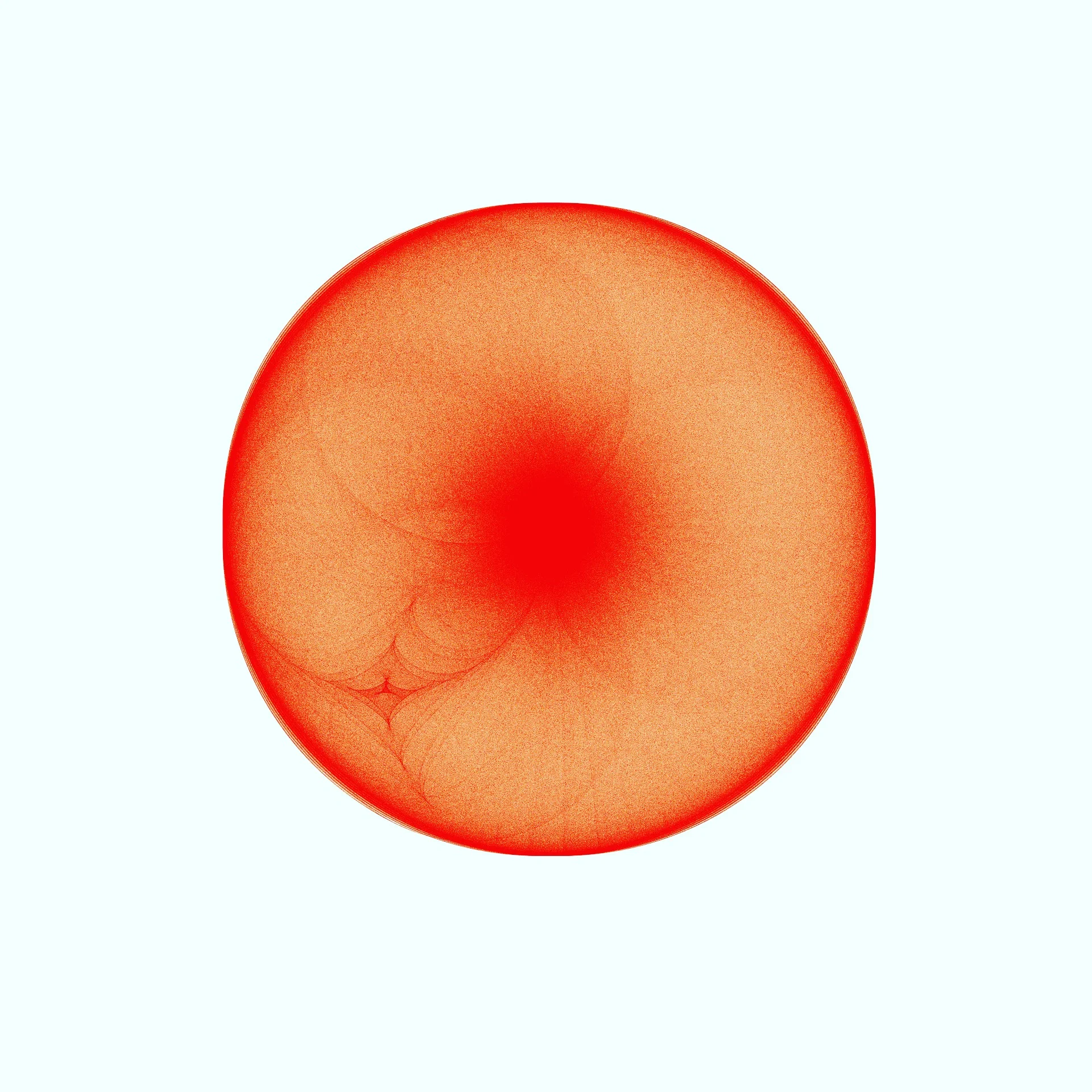 radiant spot ( blue background )