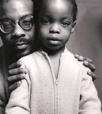 Sheeba and her father. Photo by Jarvis Grant.