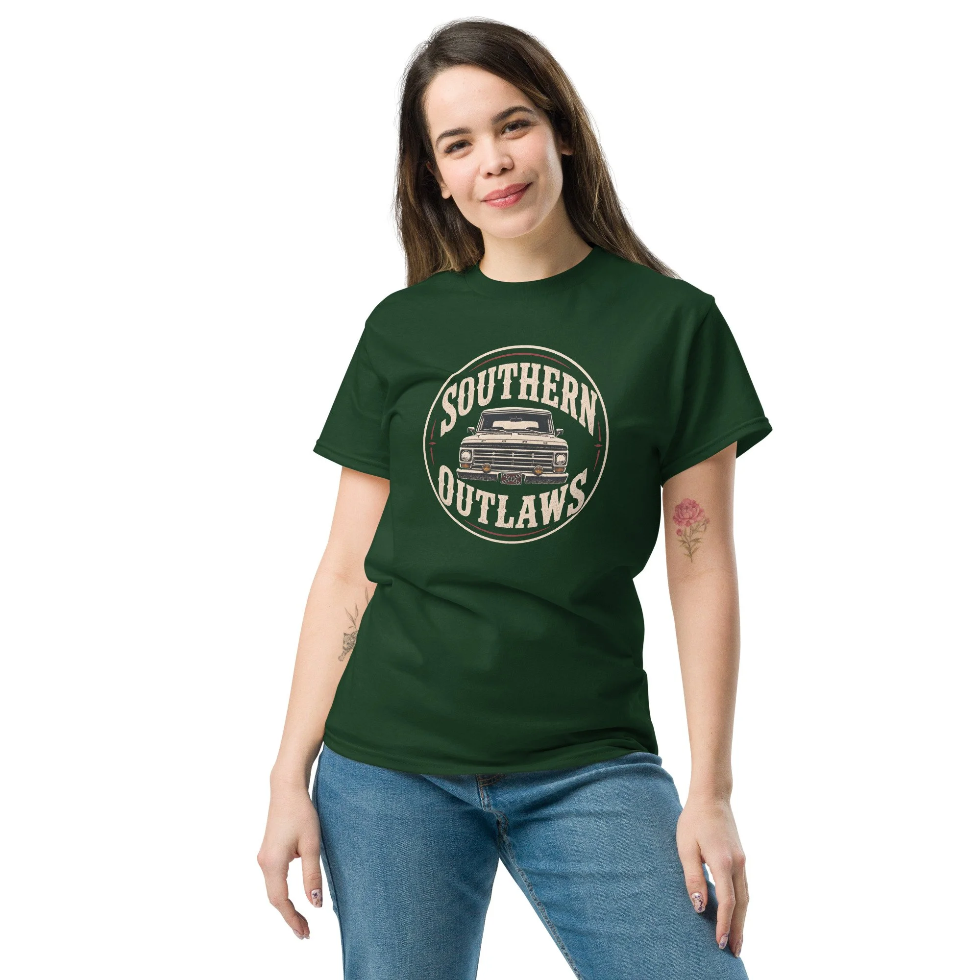 unisex-classic-tee-forest-green-front-6accfa28e345b.jpg