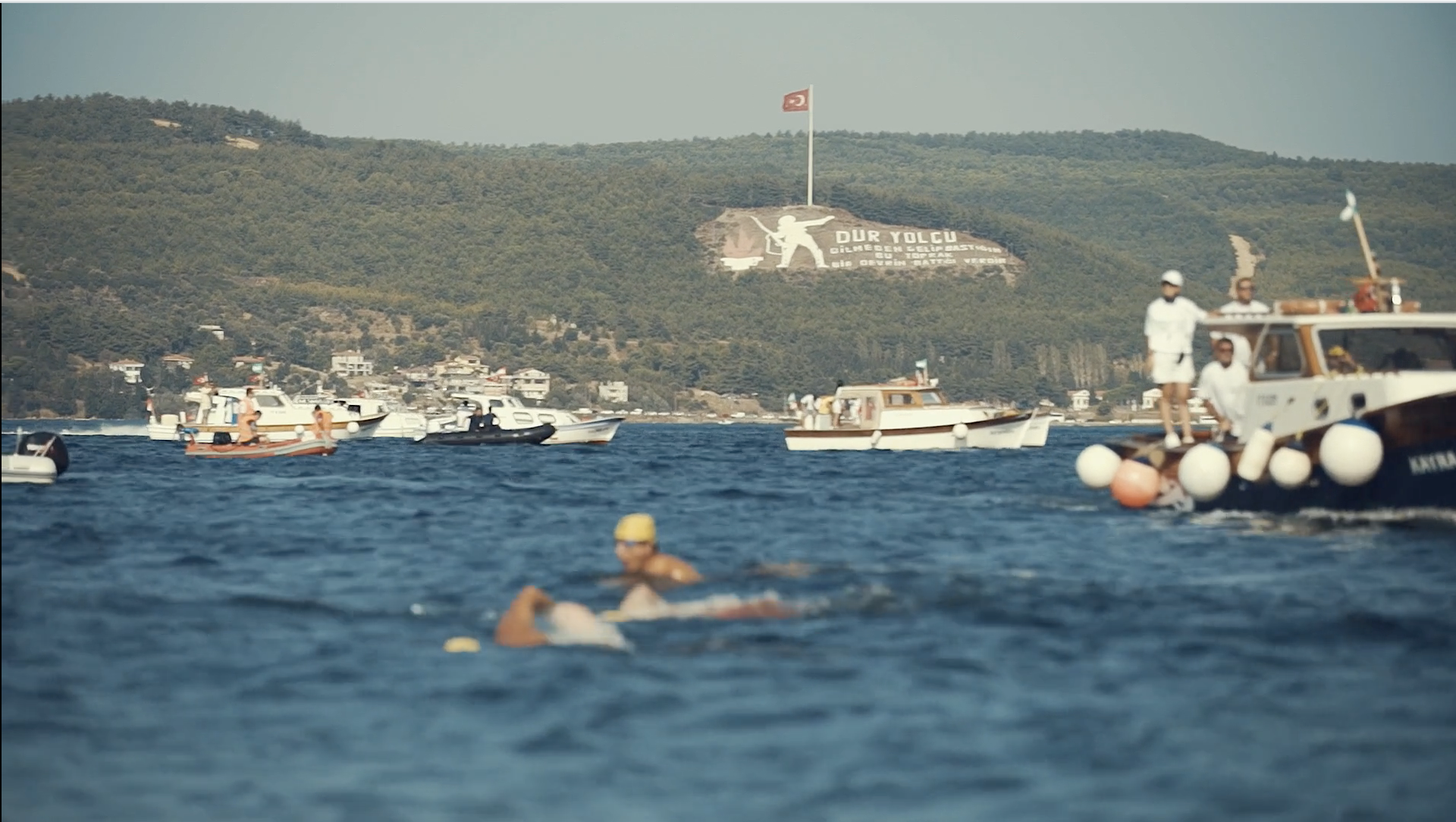 Swimmers in Turkey