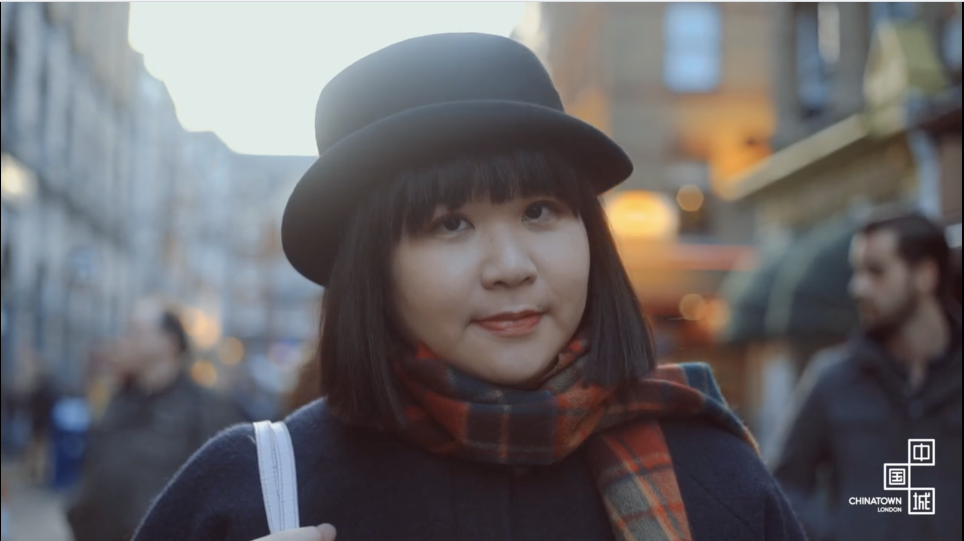 A girl in Chinatown London