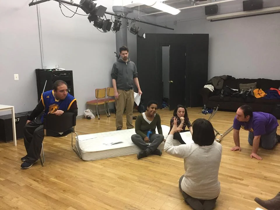 Rehearsal for "Spirits of Another Sort," an adaptation of "A Midsummer Night's Dream" featuring an integrated cast of physically disabled, non-disabled and intellectually disabled actors performed at Queens Theater in 2017