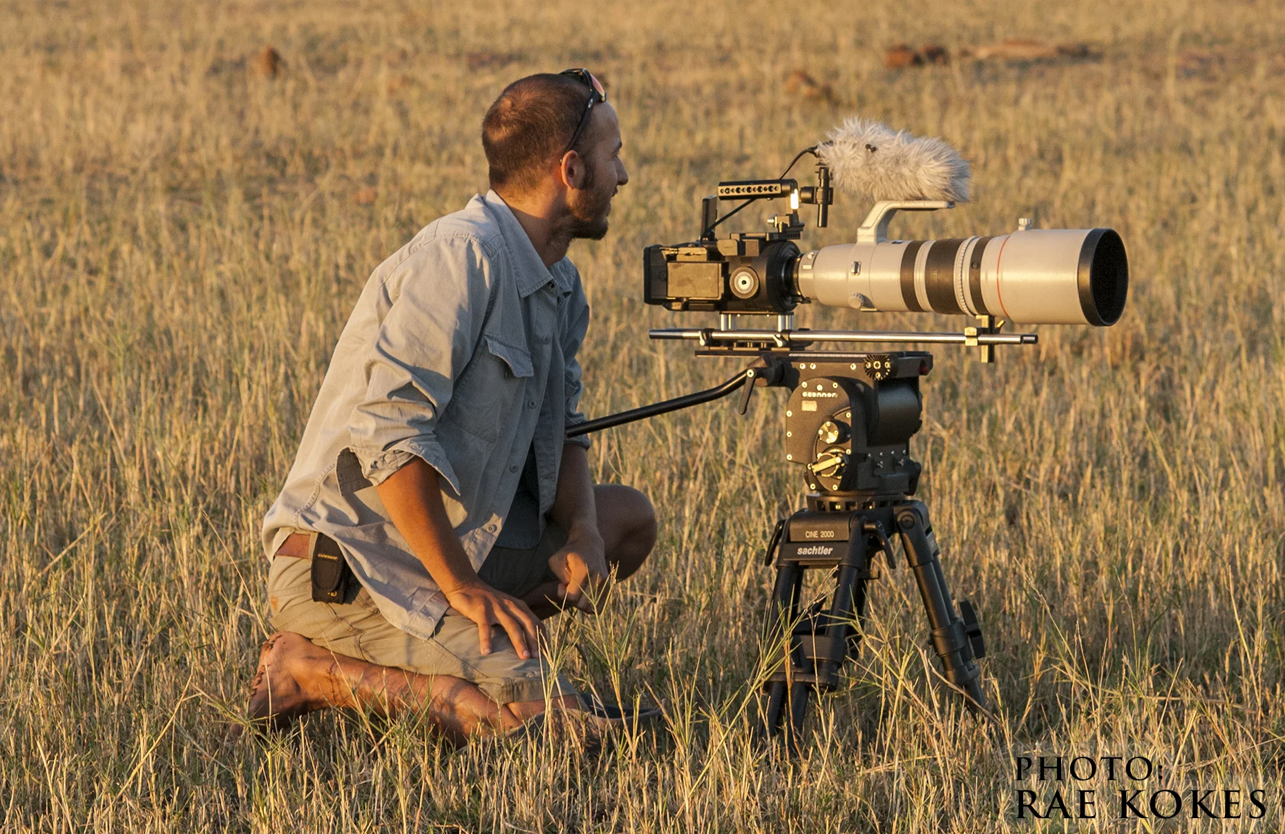 Filming on Fothergill Island Photo by Rae Kokeš
