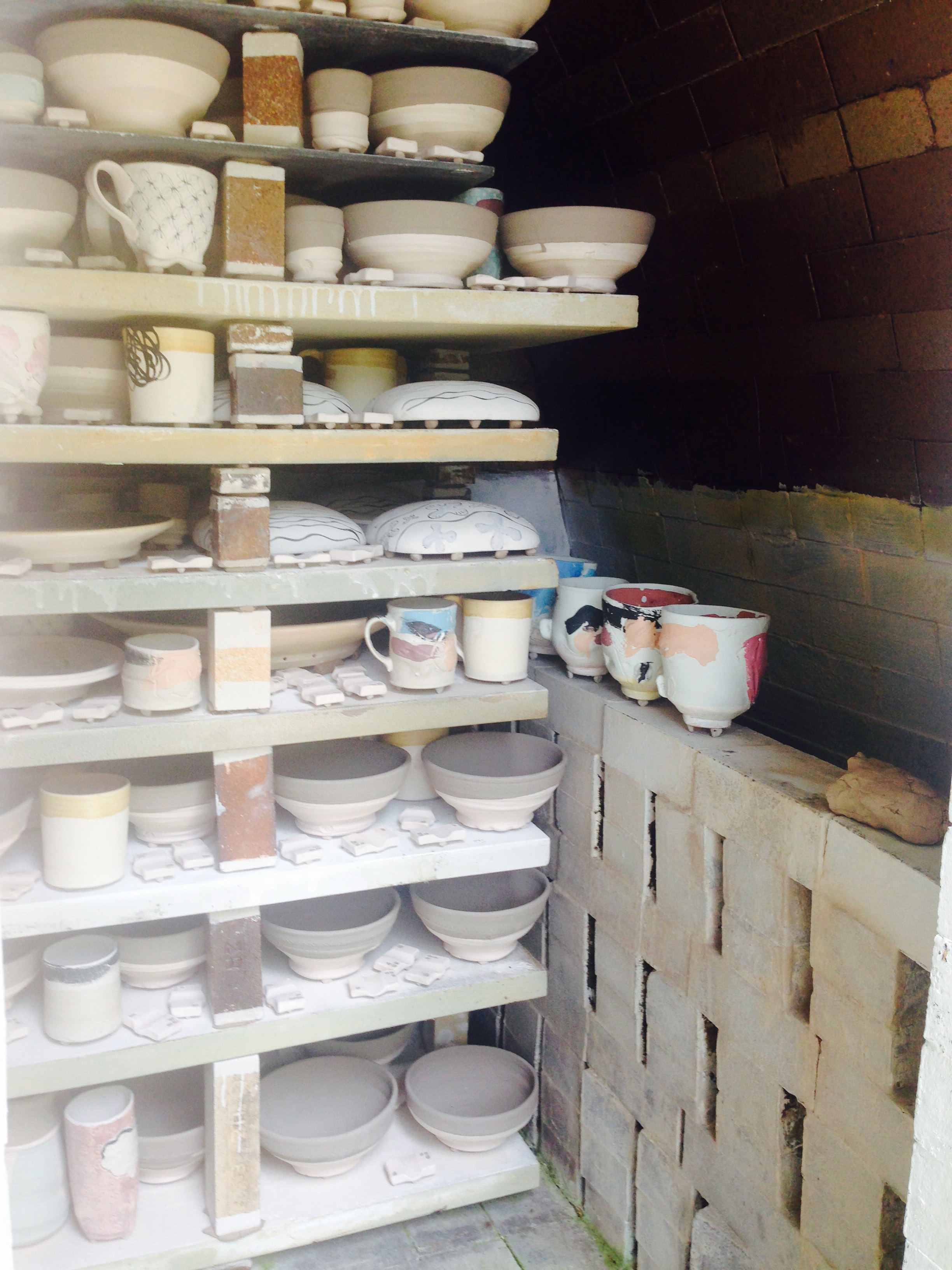 Hidden Lake Pottery loaded kiln.jpg