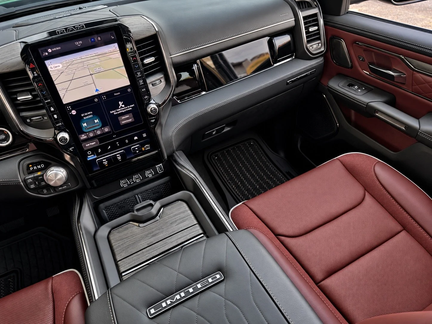 06 2026 Dodge Ram DT Limited MFTG - Ram Box - e-Torque - Brilliant Black - Ebony Red Interior - Perfezionate.jpeg