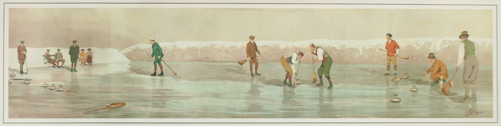 Carlo Pellegrini (ITA) , Winter Sports , Gold Medal Winner in the “Painting” Category of the 1912 Stockholm Olympic Art Competitions.