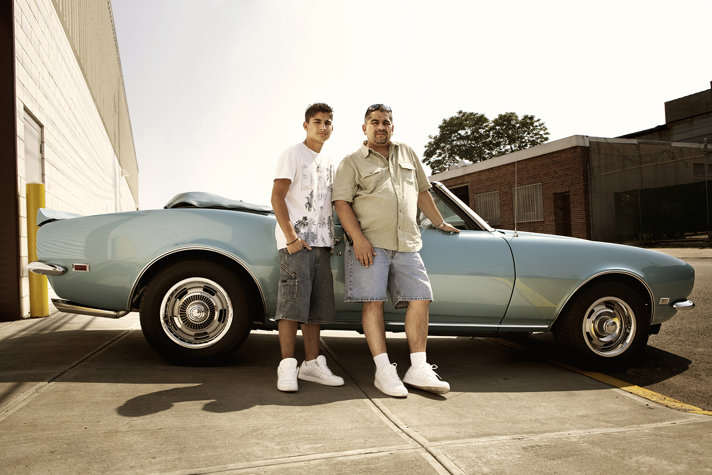 ​Steve + Manny, Father & son, Proud Owners of a 1968 Camaro