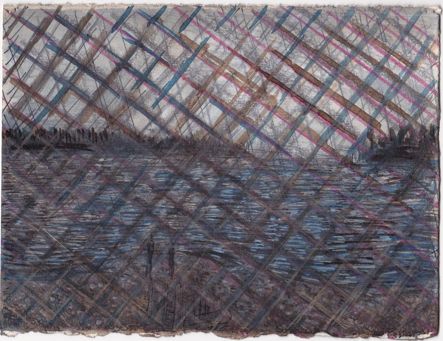 Carkeek , pencil and ink on paper, 5.5x7.5 inches, 2014