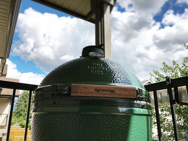 We&rsquo;ve only just begun. #hawkbq #bge #biggreenegg #biggreenegghead