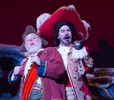 " The best part of peter pan is easily captain hook (michael scott harris). Harris's hook is flamboyant, over-confident, and speaks with a boisterous baritone. it's almost impossible not to laugh as hook demands that his pirates play "hook's tango" as he details his nefarious plot to murder peter pan and the lost boys" - anchorage press