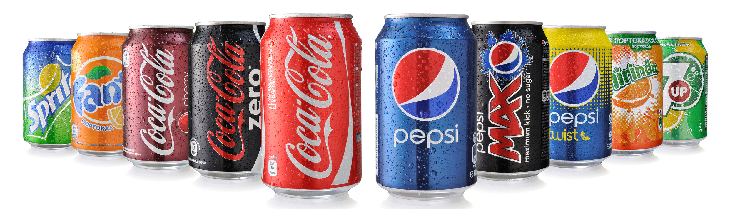 Coca-cola And Pepsi Cans