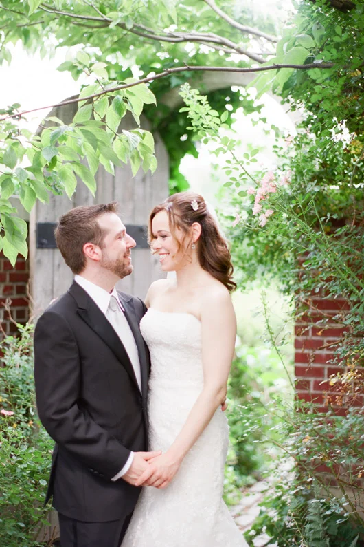 Wedding couple portrait