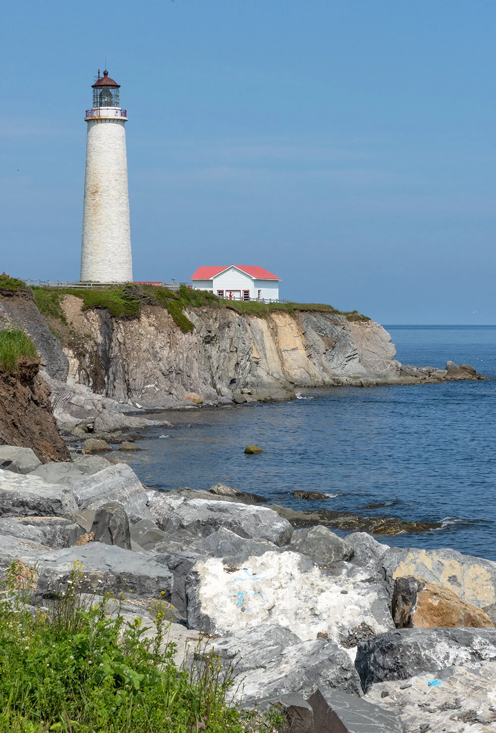 The lighthouse at Cap-des-Rosiers.