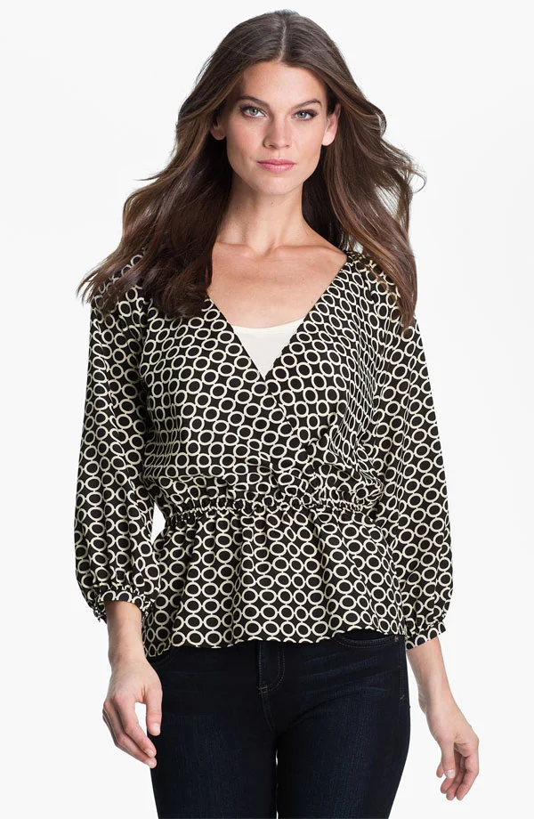 Dora Landa Wrap Peplum Blouse - $79 at Nordstrom.jpg