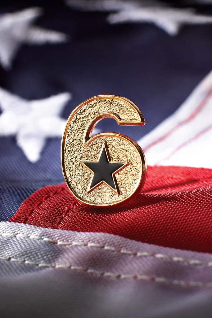 The pin to support veterans.