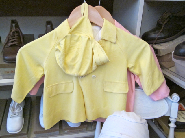 Yellow outfit for an infant