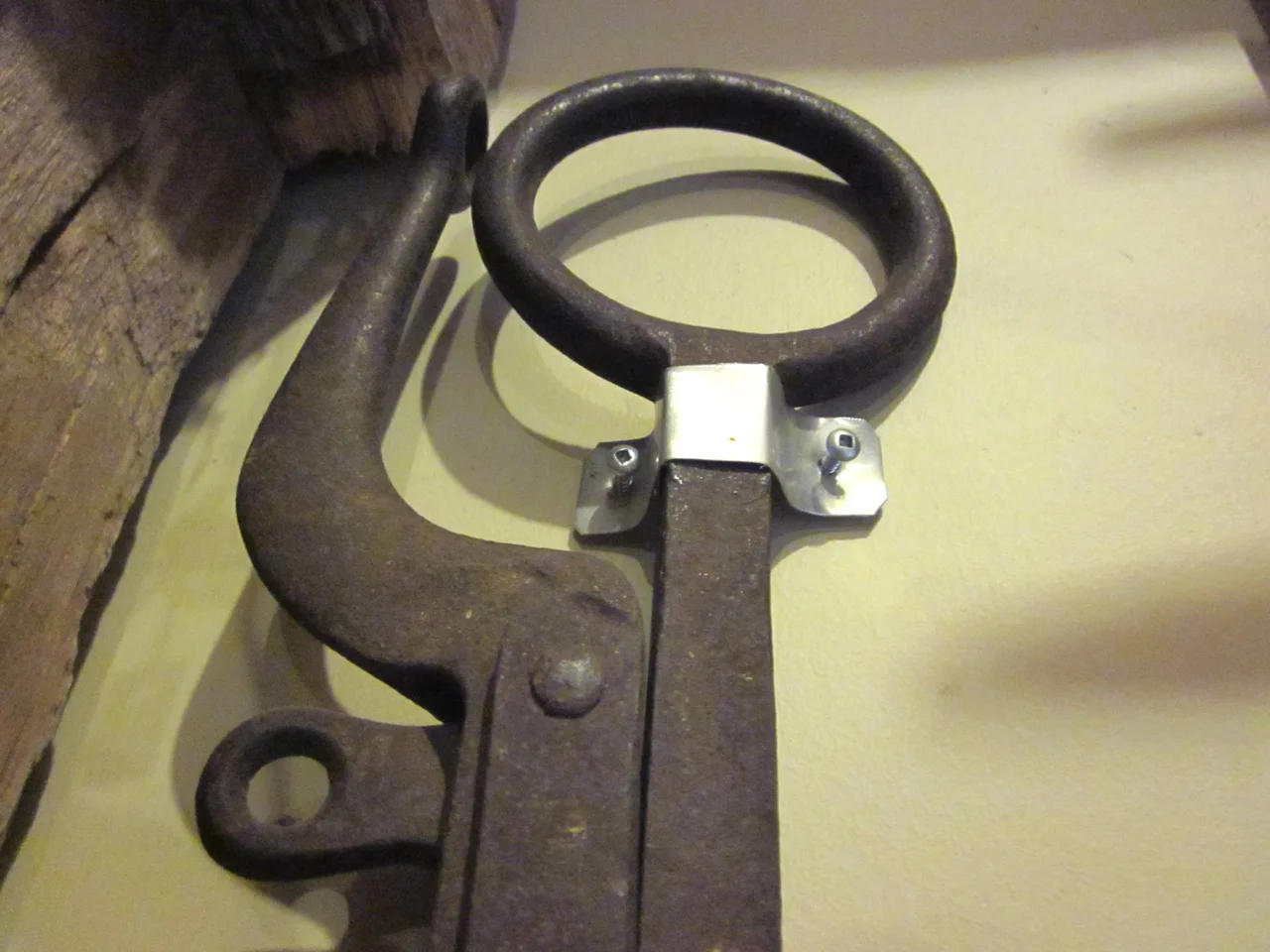 Handle of hay harpoon