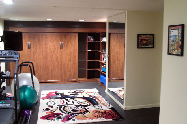 Zelandais - LOWER LEVEL workout area {AFTER}