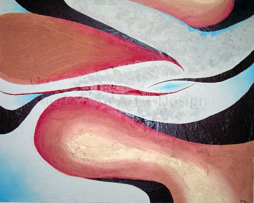 Red Ghost Acrylic on Canvas 50 x 40 