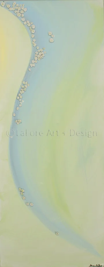 "Laguna" Acrylic on Canvas 16x40