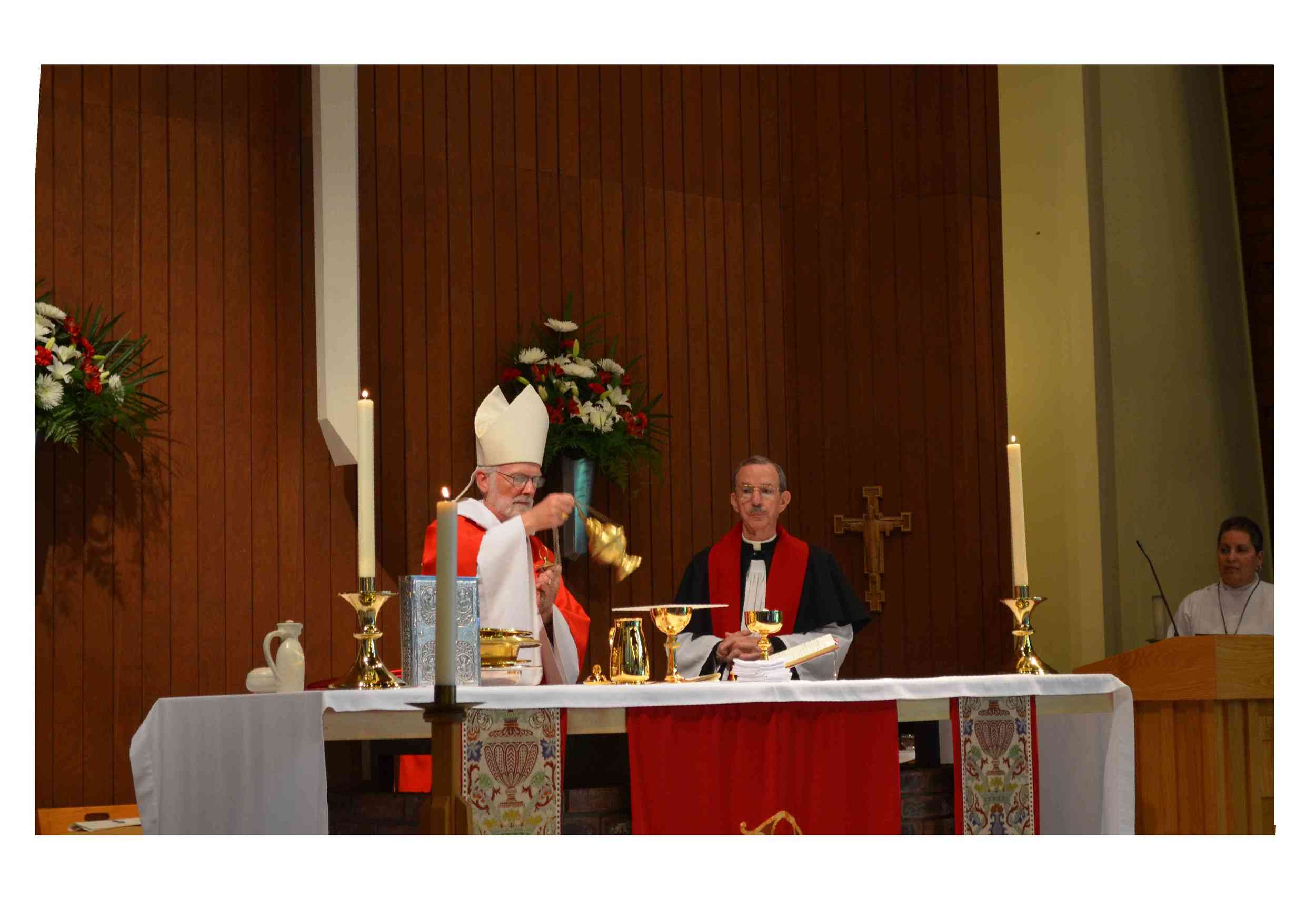  Dedication of candle holders and purificators for the main altar 