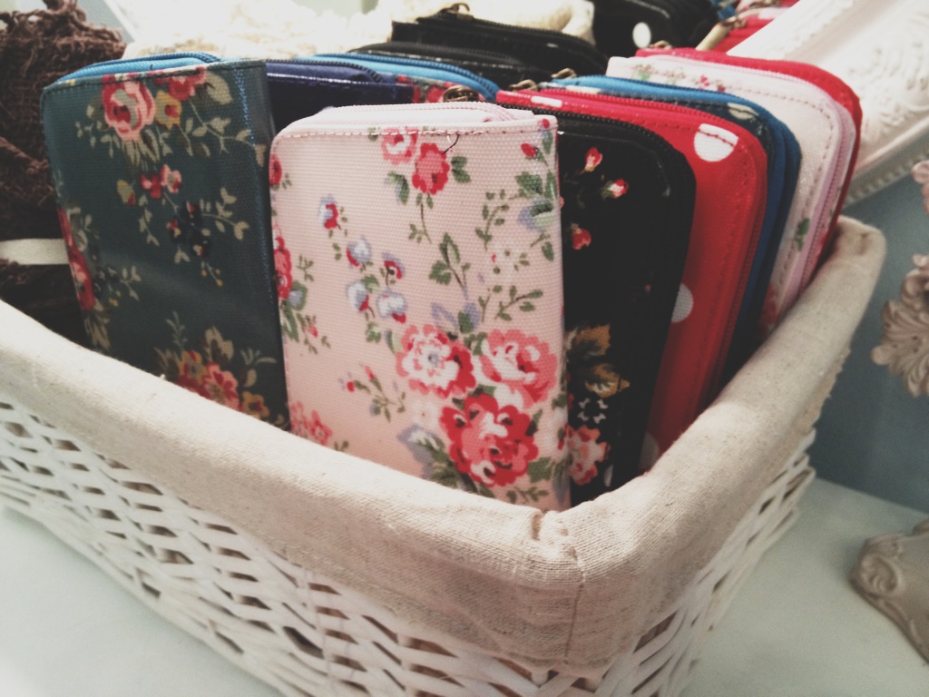 Floral and Polka Dot Patterned Wallets. Perfect gift item! 